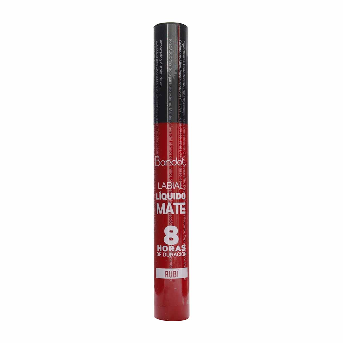 Labial Liquido Mate Tono Rubí Bardot x 1 Ud