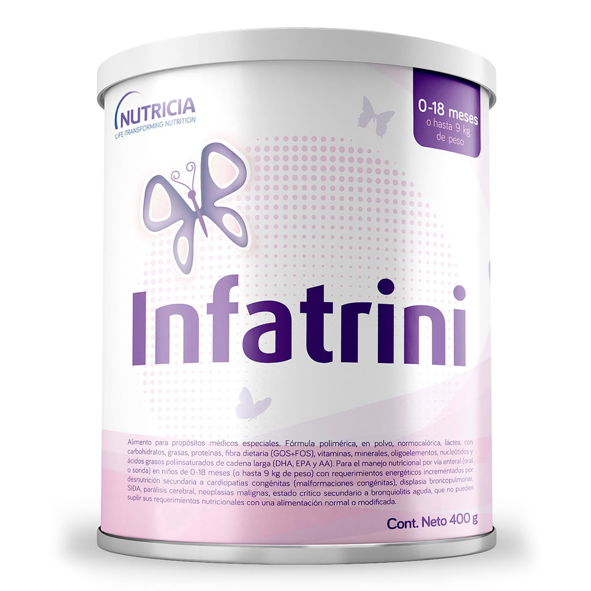 Fórmula Láctea Infatrini 0-12 Meses Con Hierro Tarro X 400 G.