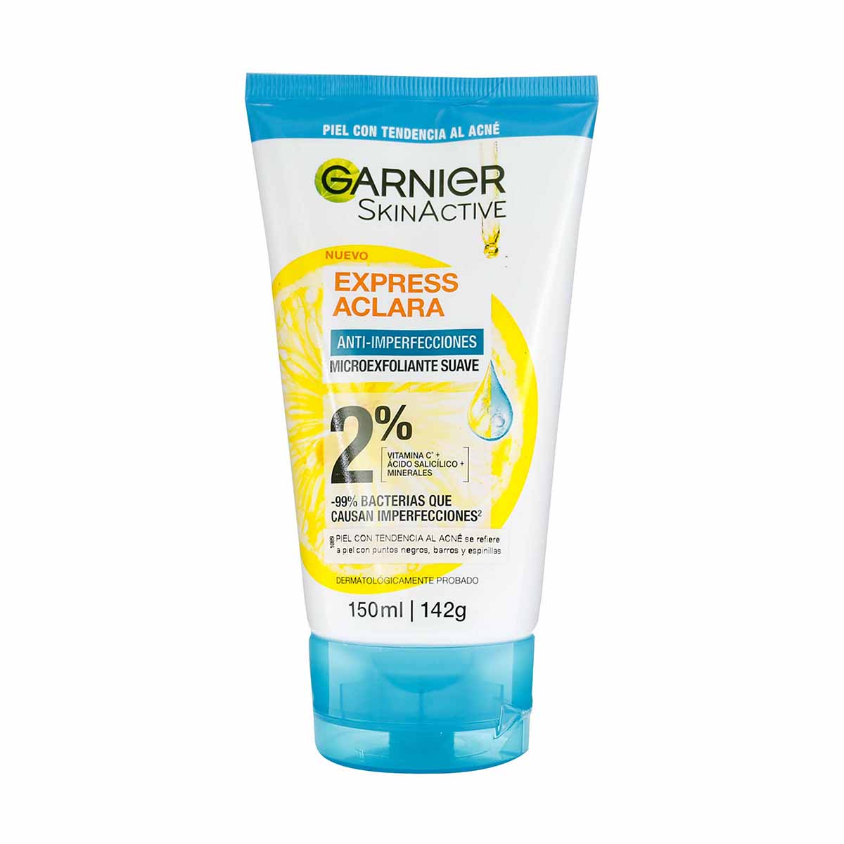 Microexfoliante Suave Anti-inperfecciones Express Aclara Garnier Skinactive Tubo x 150 mL