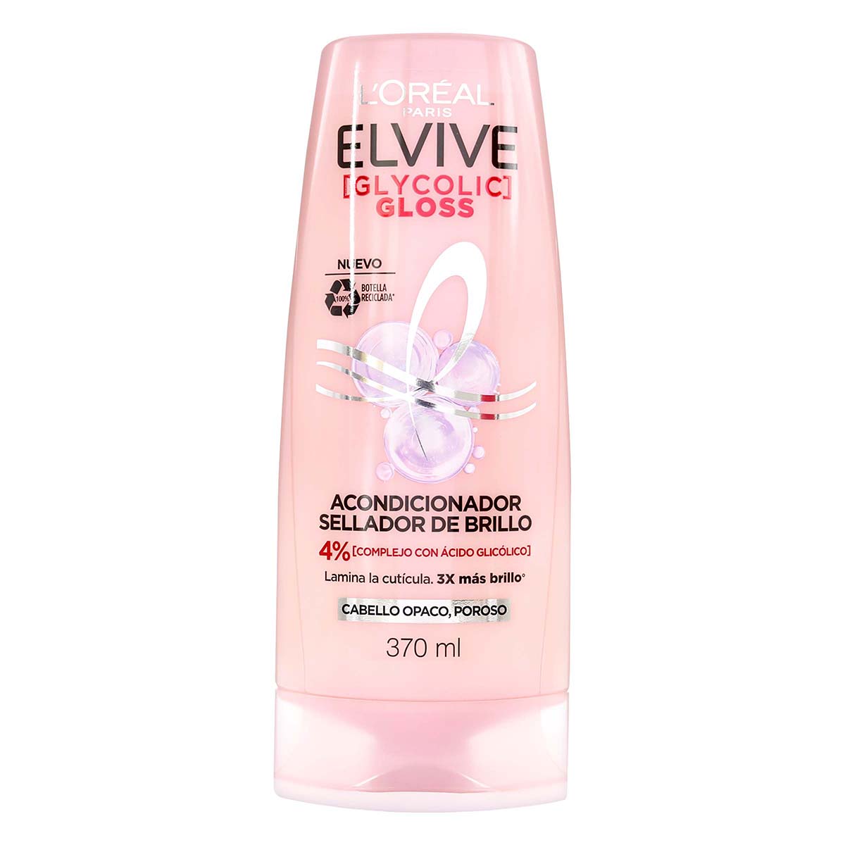 Acondicionador Sellador de Brillo Elvive Gloss Loréal Paris Frasco x 370 mL