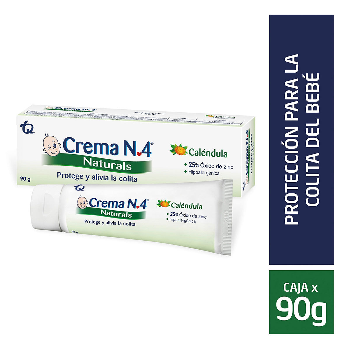 Crema N-4 Naturals Caléndula Tubo x 90 g