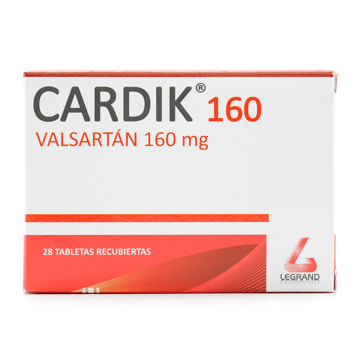 Cardik 160 Mg Legrand Caja X 28 Tabletas Recubiertas.