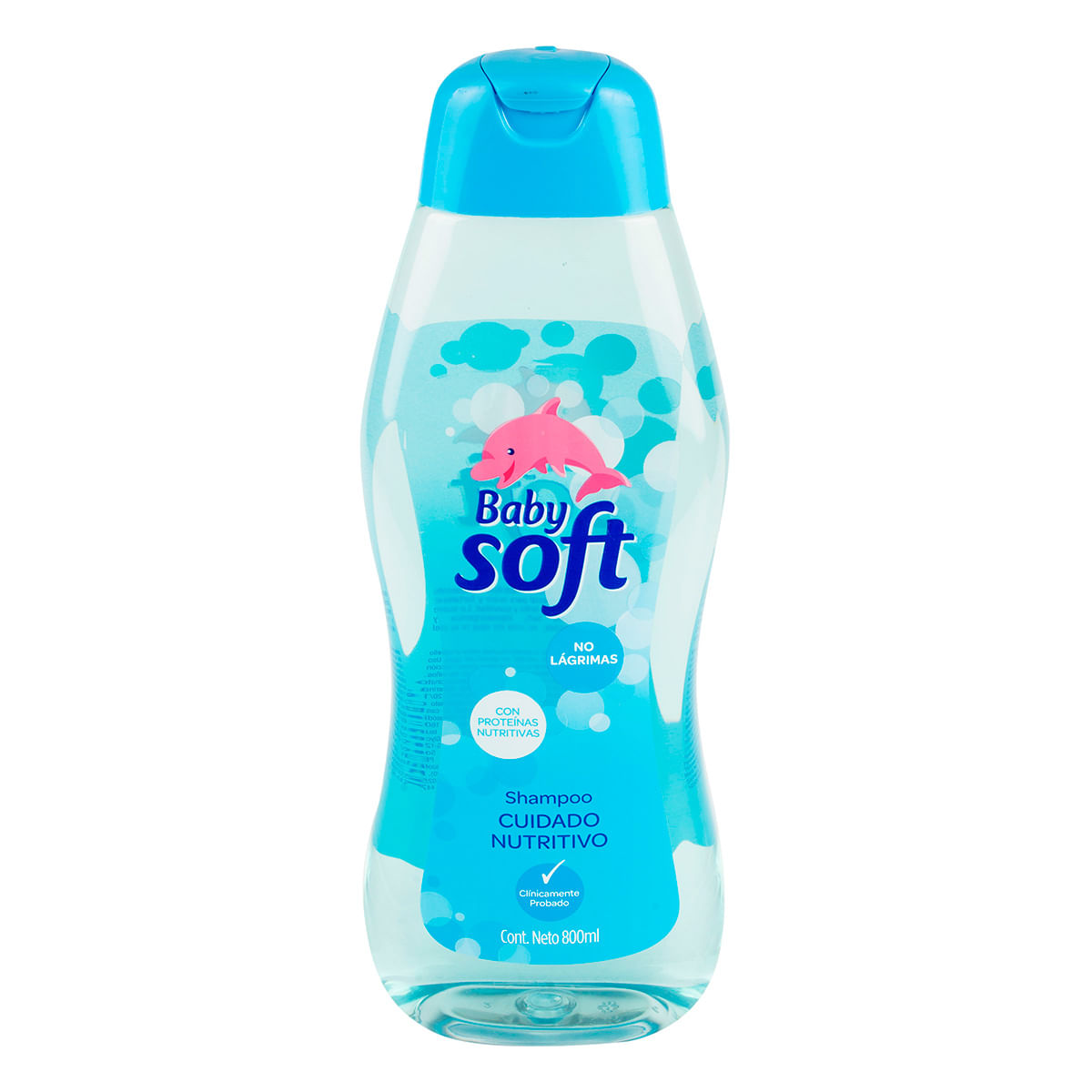 Shampoo Baby Soft Cuidado Nutritivo Frasco x 800 mL.