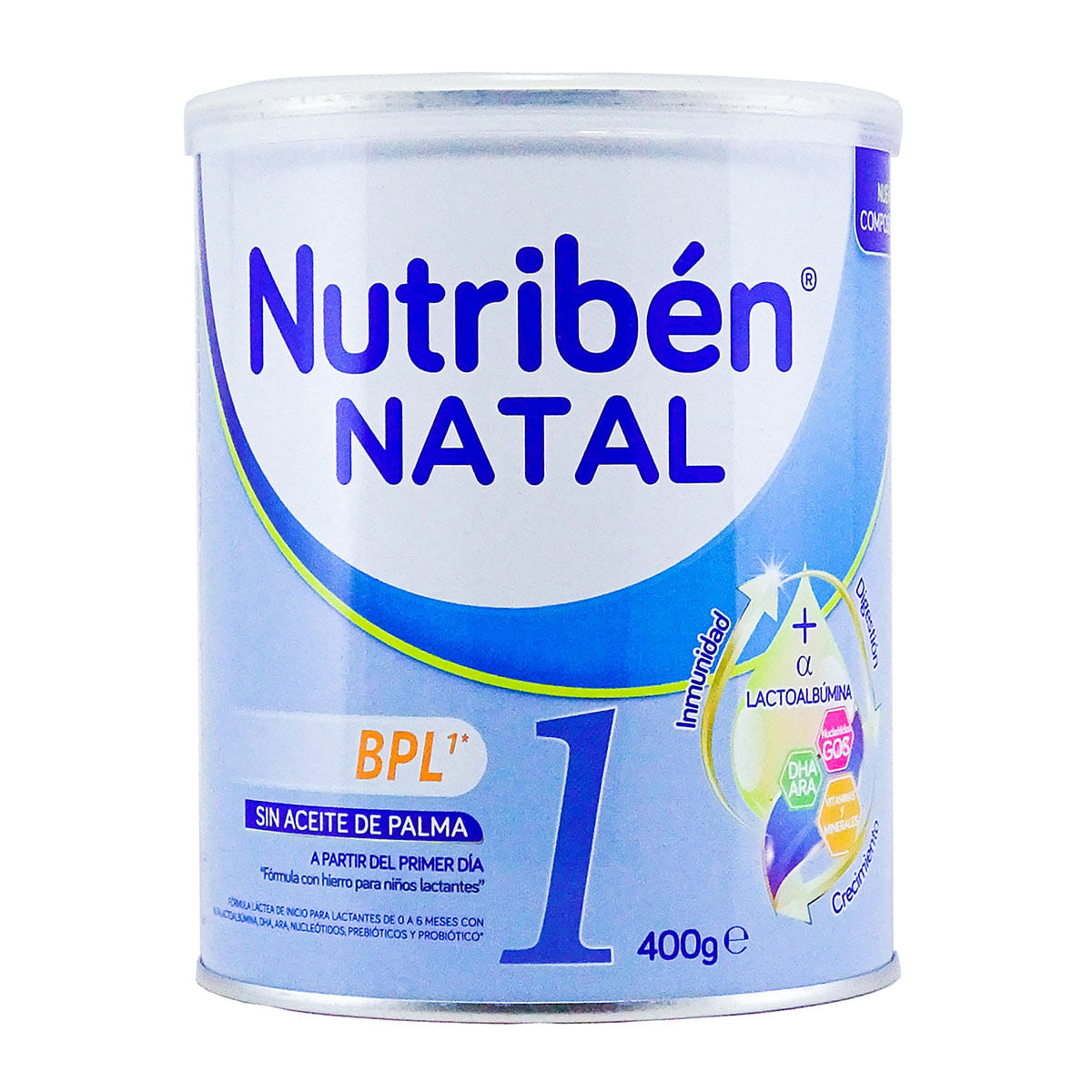Fórmula Láctea Nutribén Natal 1 Tarro X 400 G.