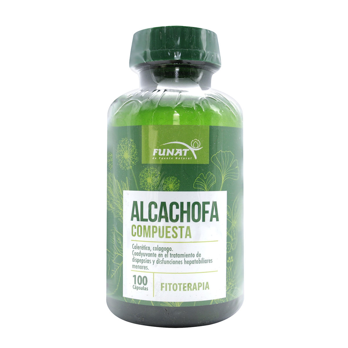 Alcachofa Compuesta Funat Frasco x 100 Cápsulas