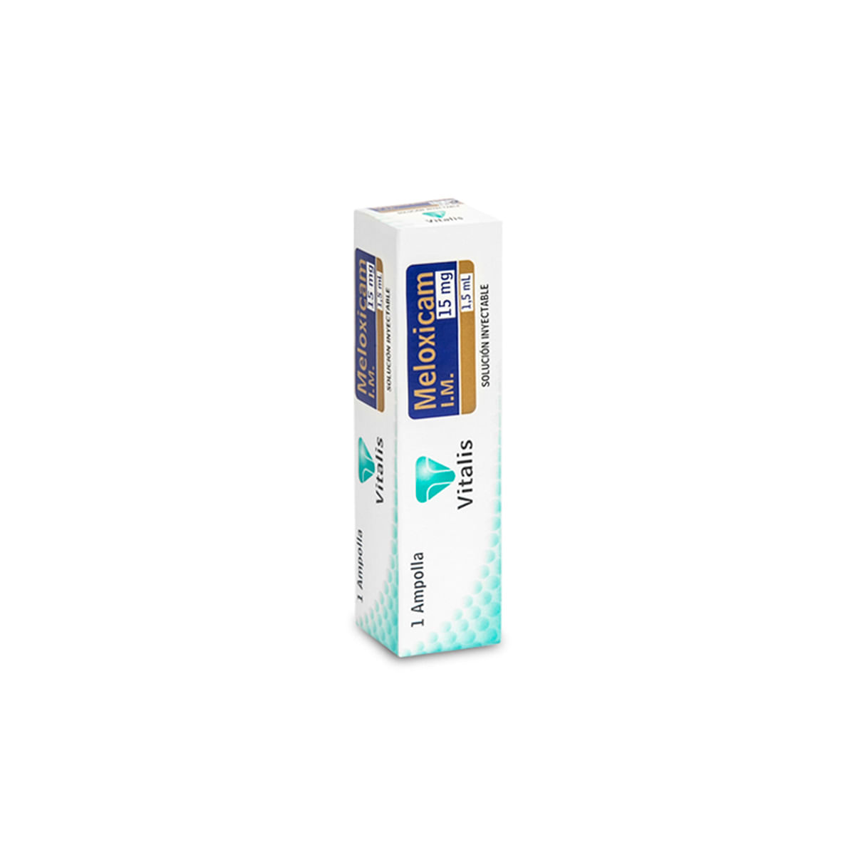 Solución Inyectable Meloxicam 15 Mg/1.5 Ml Vitalis Caja X 1 Ampolla.