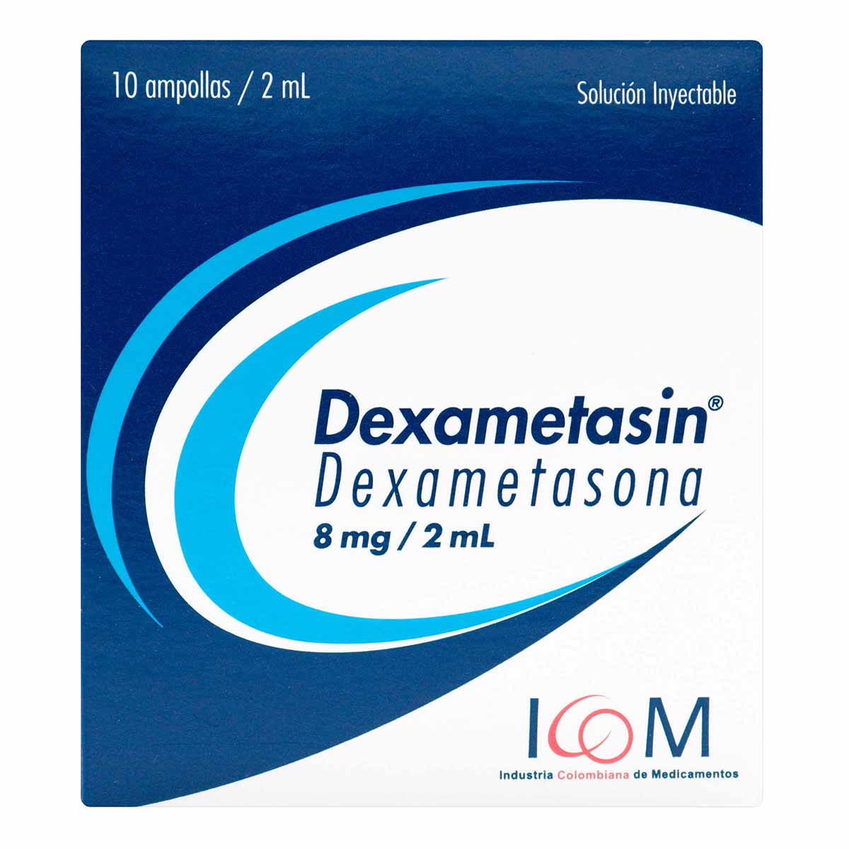 Dexametasin 8 Mg / 2 Ml Caja X 10 Ampollas.