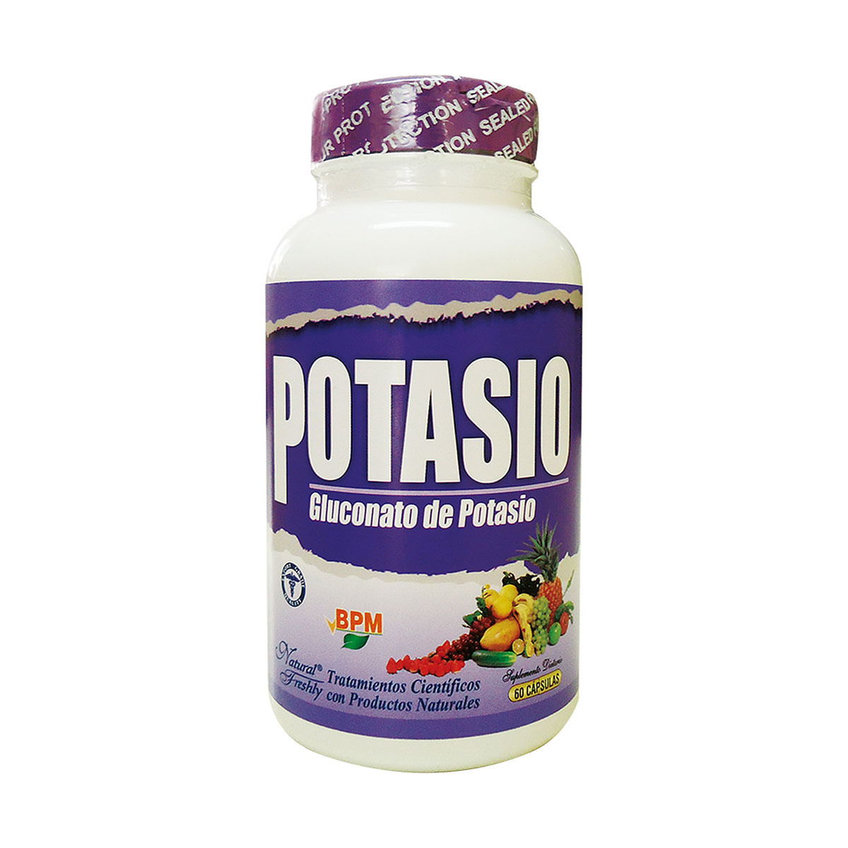 Potasio Natural Freshly Frasco X 60 Cápsulas.