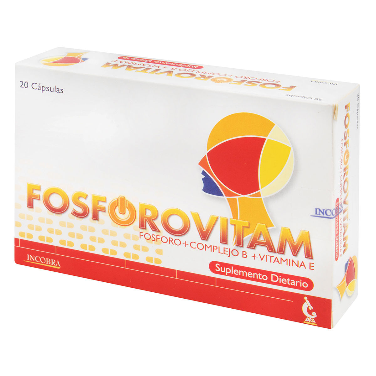 Suplemento Dietario Fosforovitam Incobra Caja X 20 Cápsulas.