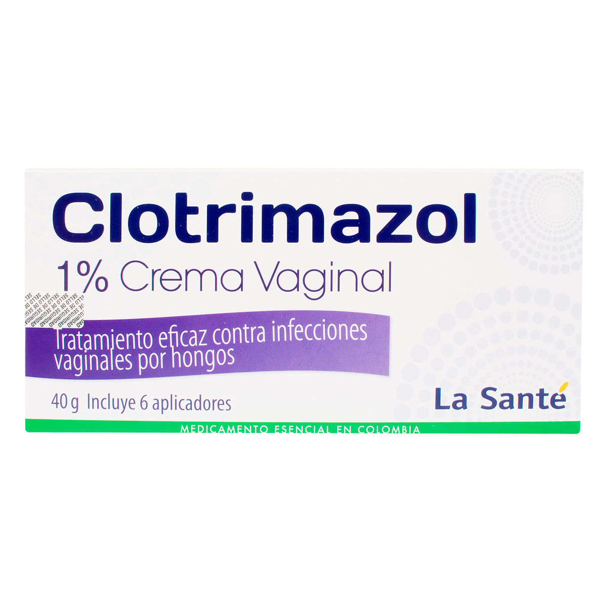 Crema Vaginal Clotrimazol 1% La Santé Tubo X 40 G.