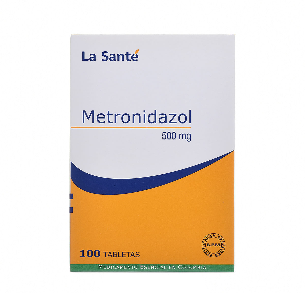 Metronidazol 500 Mg La Santé Caja X 100 Tabletas.