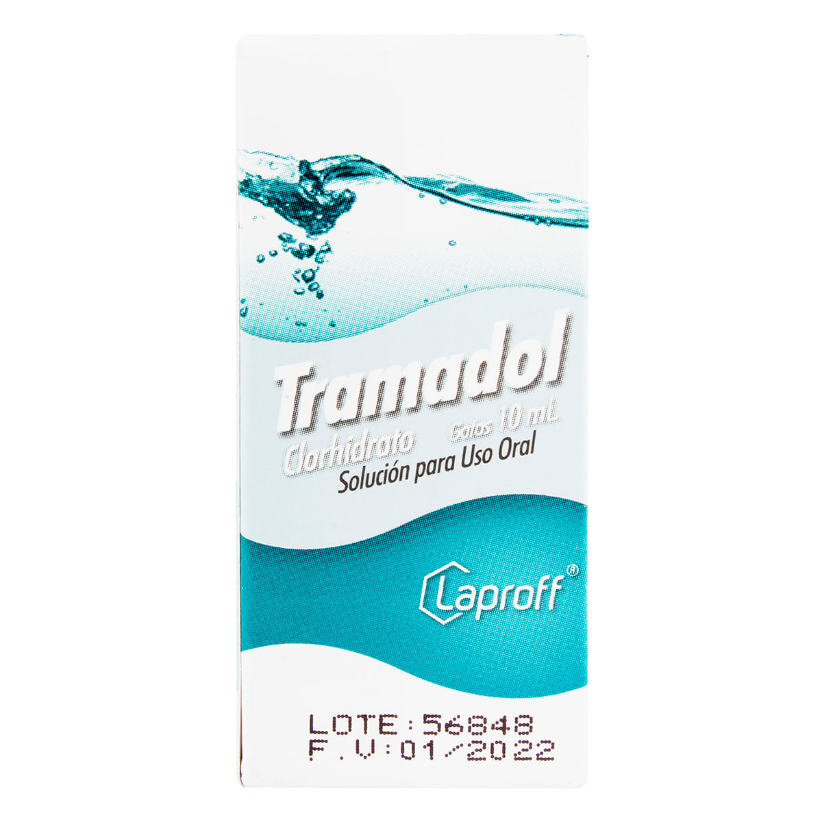 Solución Oral Tramadol Clorhidrato Laproff Gotas Frasco X 10 Ml.