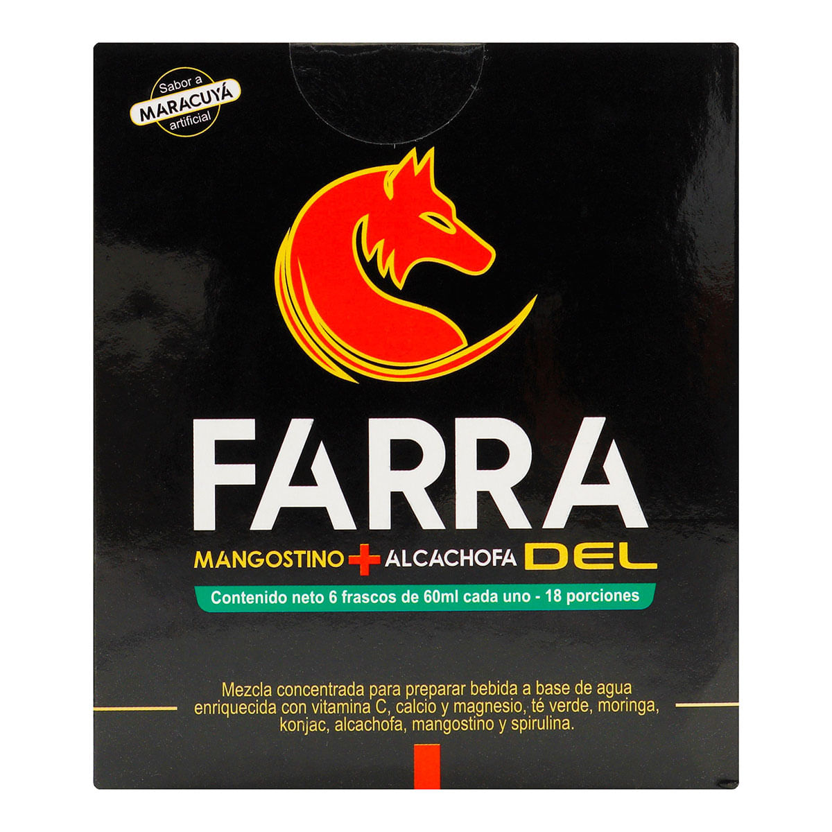 Producto Natural Farradel Maracuyá 60 mL Padel Caja x 6 uds