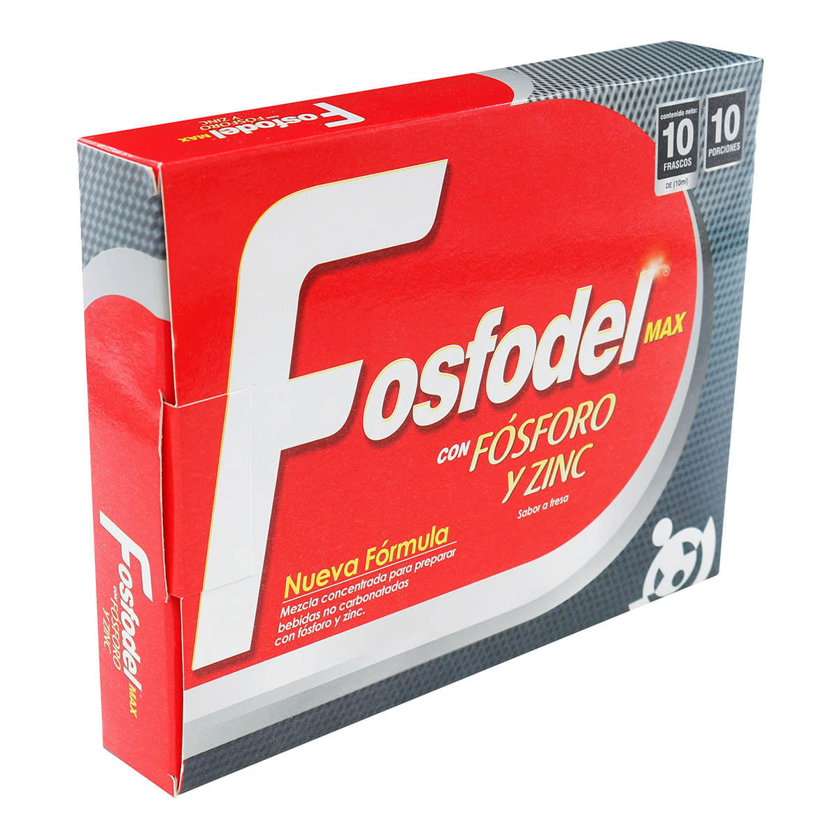 Producto Natural Fosfodel Max con Fosforo y Zinc Padel Caja x 10 uds
