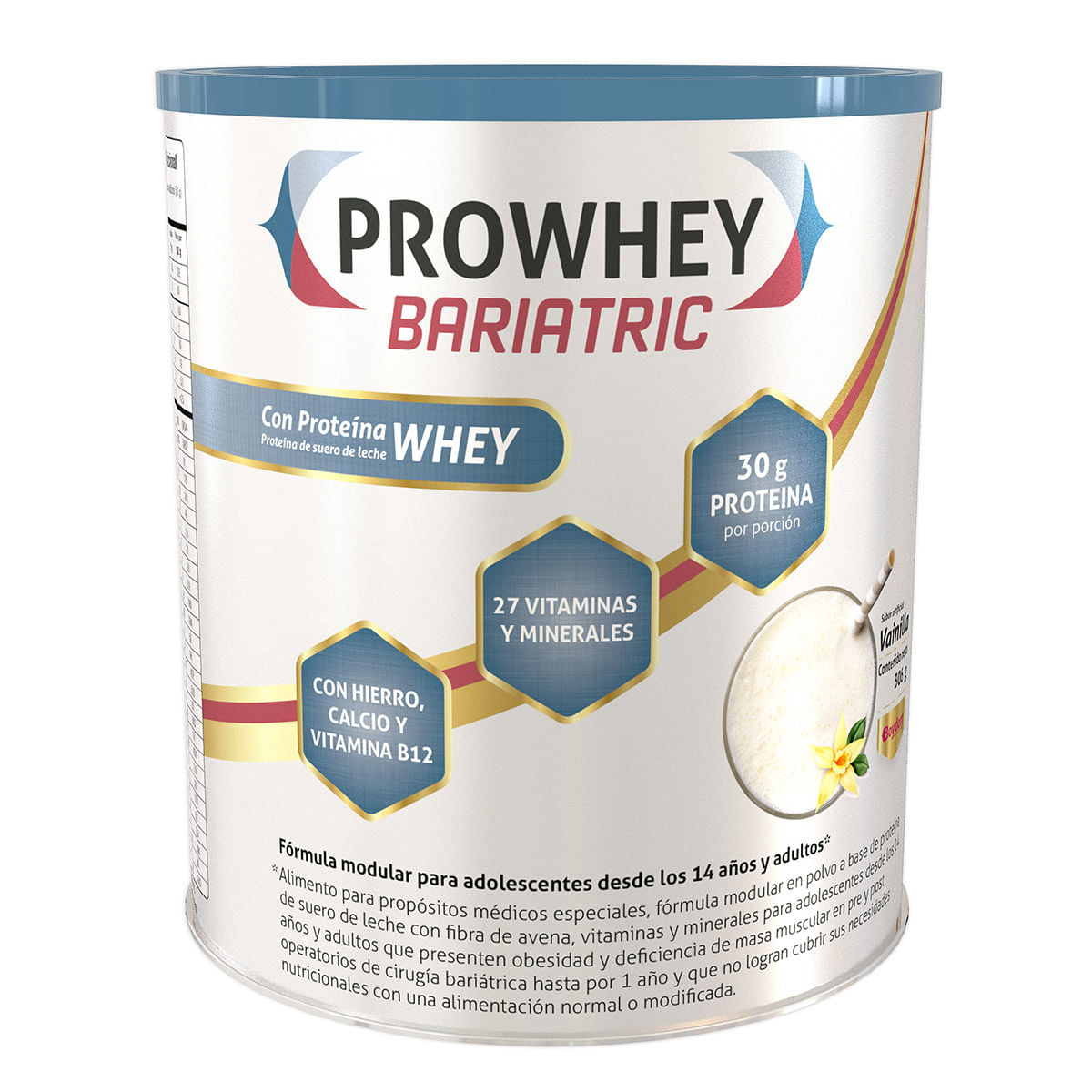 Alimento en Polvo Prowhey Bariatric Boydorr Tarro x 306 g