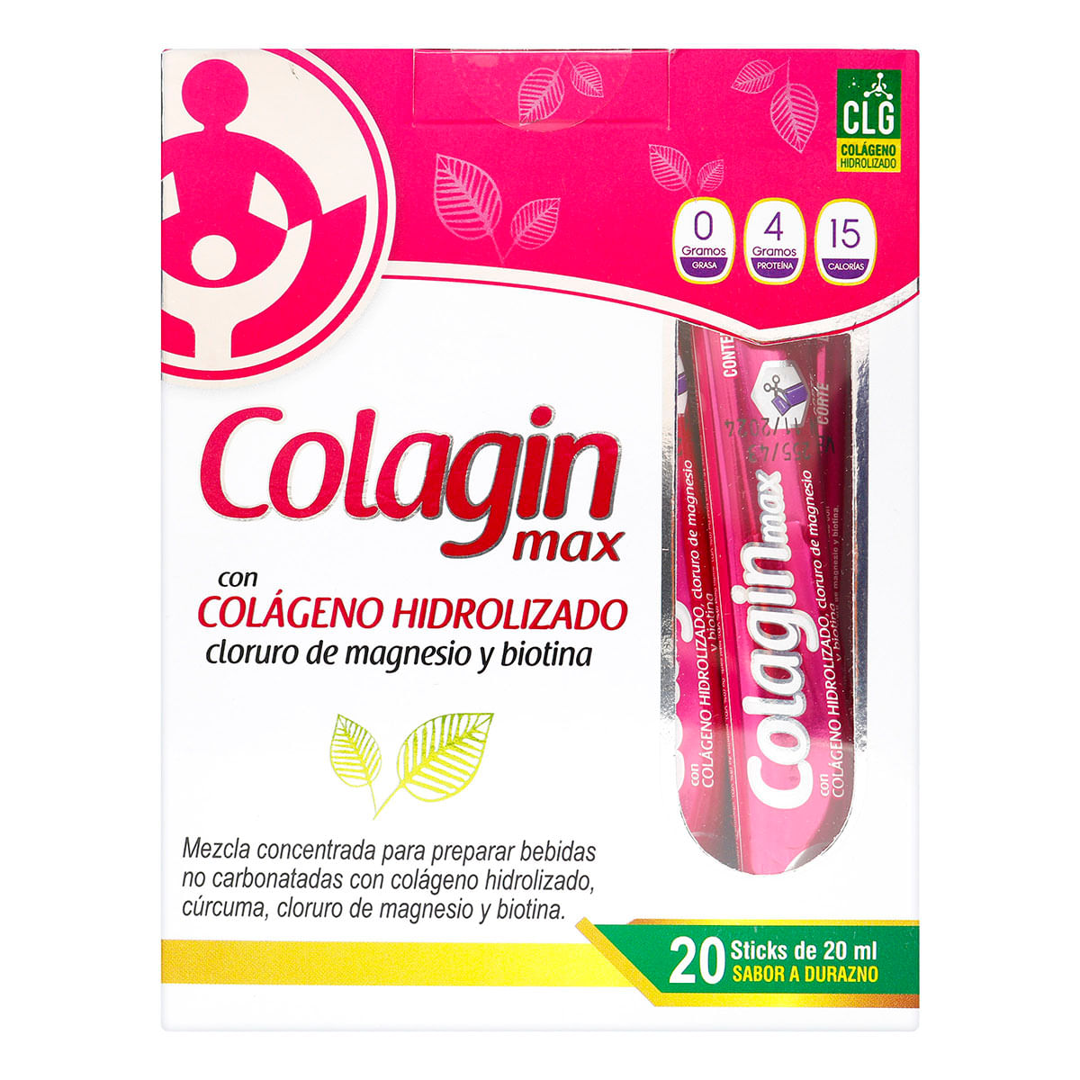 Colagin Max Padel Sobre de 20 mL Caja x 20 Unidades