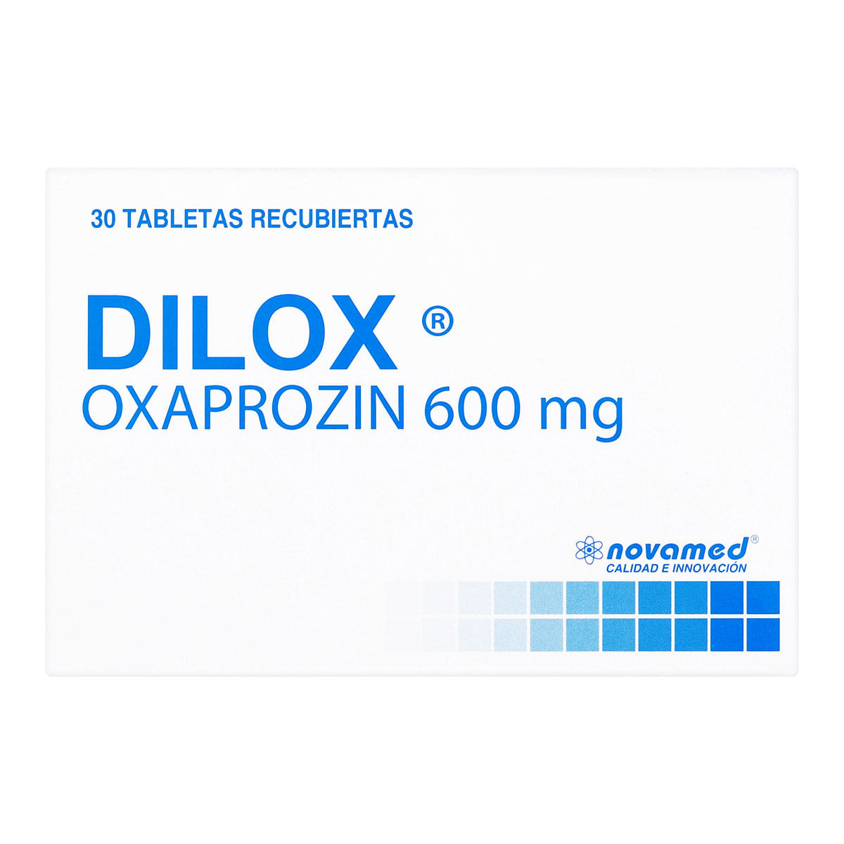 Dilox 600 mg Novamed Caja x 30 Tabletas Recubiertas