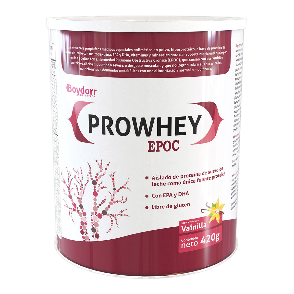 Alimento en Polvo Prowhey Epoc Boydorr Tarro x 420 g