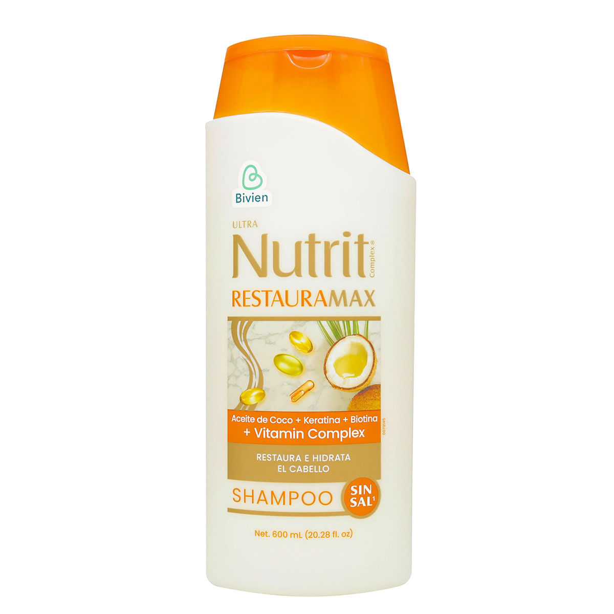 Shampoo Nutrit Restauramax Bivien Frasco x 600 mL