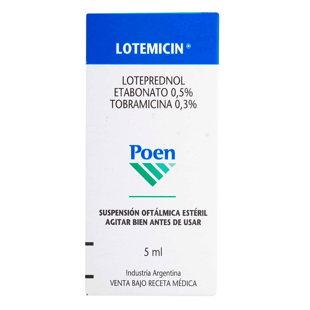 Suspensión Oftálmica Lotemicin Poen Frasco X 5 Ml.