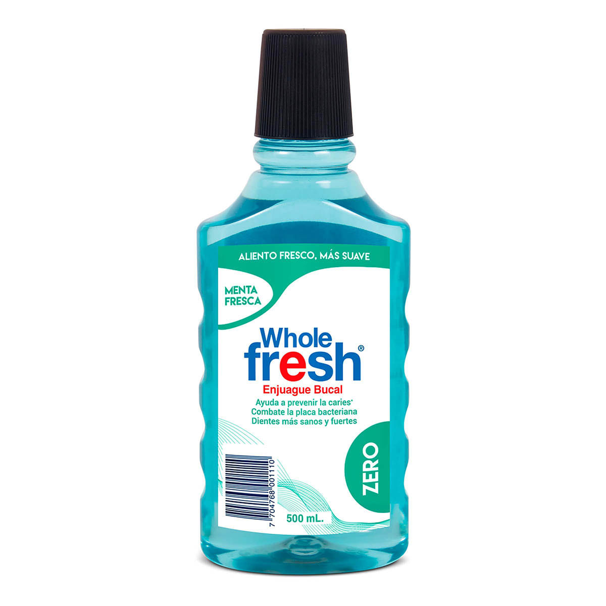Enjuague Bucal Icom Whole Fresh Sin Alcohol Menta Fresca Frasco X 500 Ml.