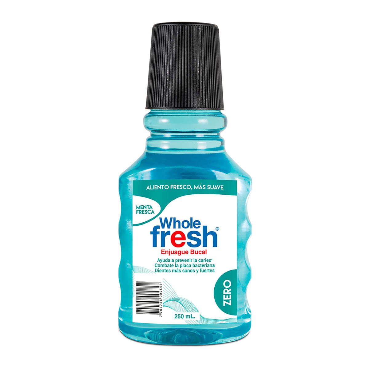 Enjuague Bucal Icom Whole Fresh Sin Alcohol Menta Fresca Frasco X 250 Ml.