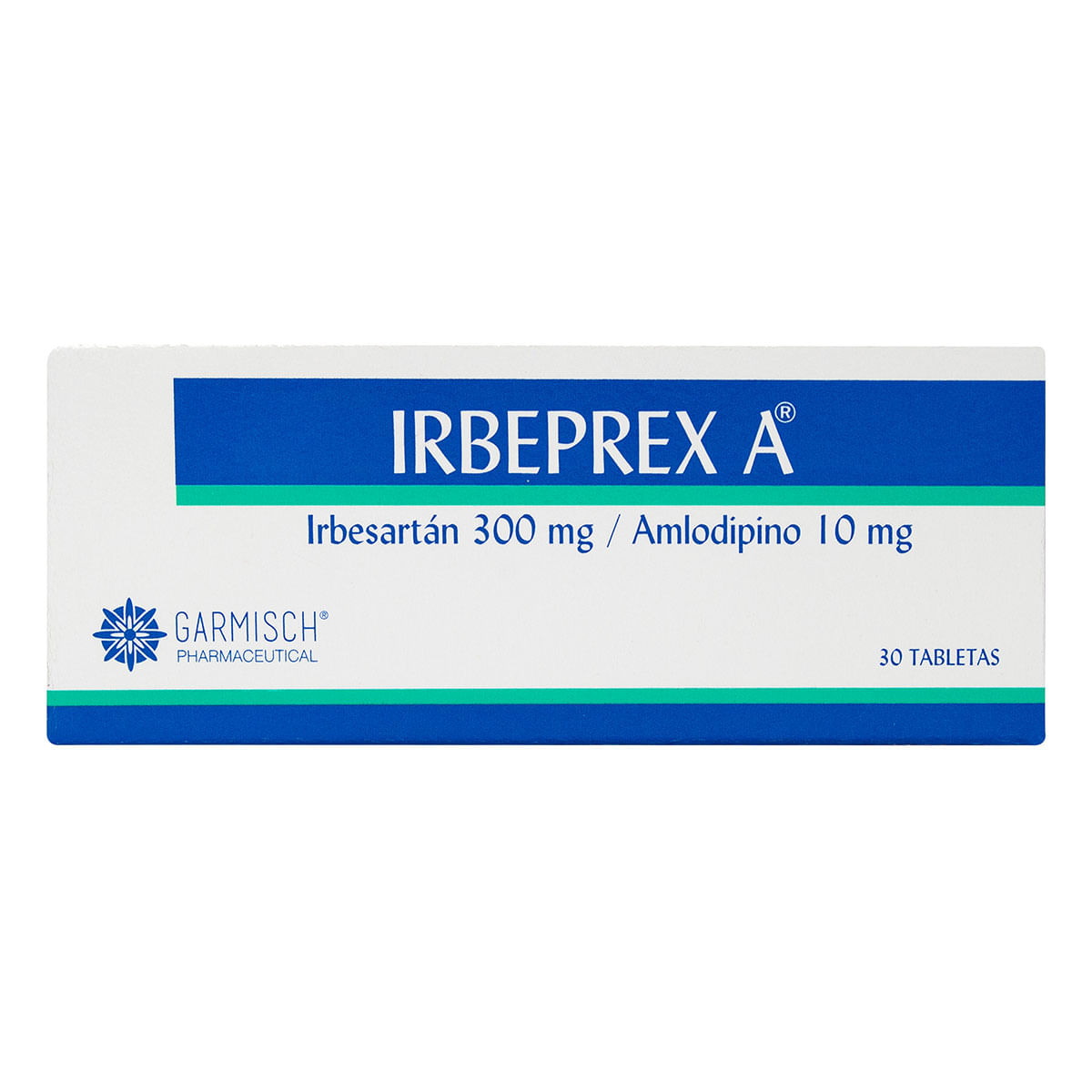 Irbeprex A 300 Mg/10 Mg Garmisch Caja X 30 Tabletas.