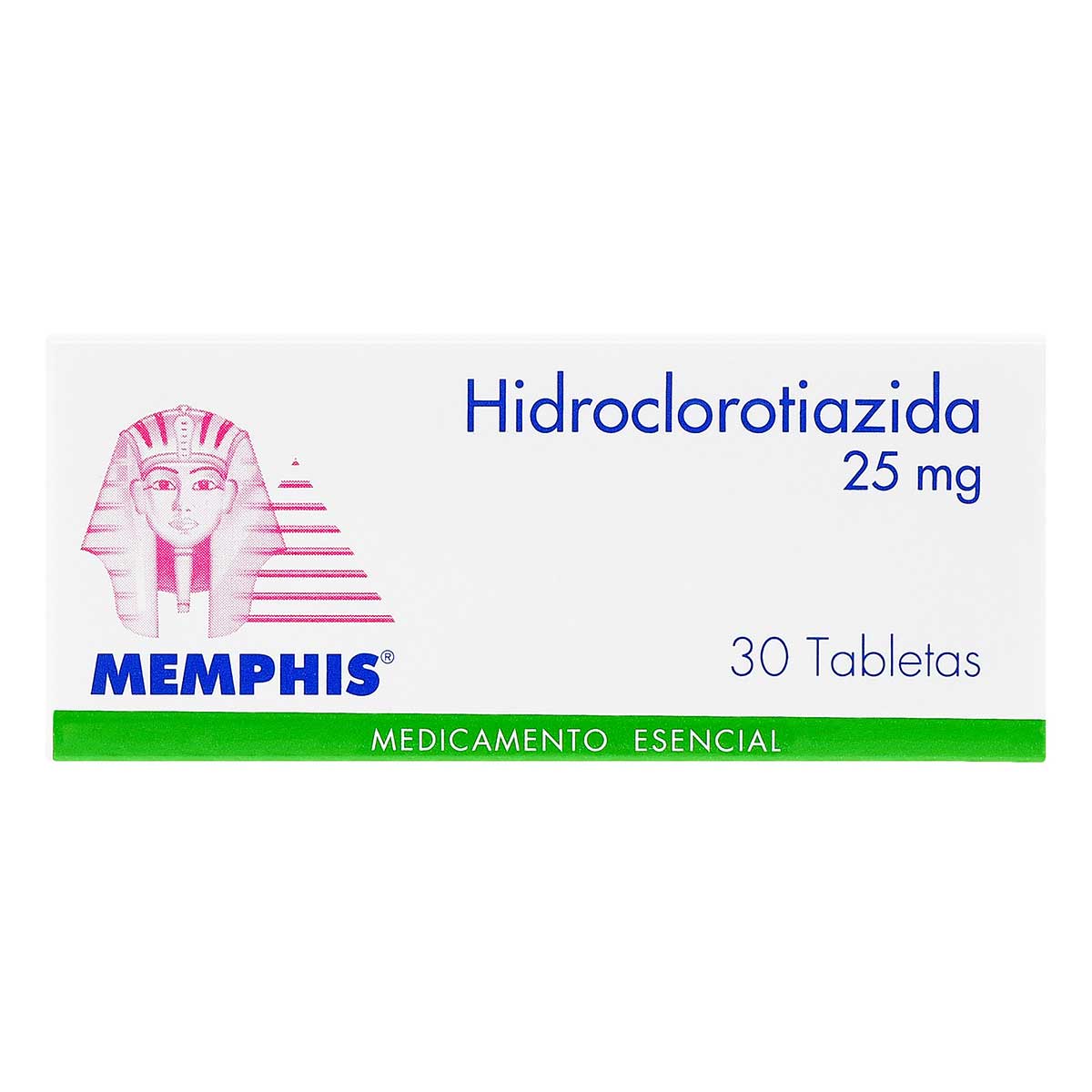 Hidroclorotiazida 25 Mg Memphis Caja X 30 Tabletas.