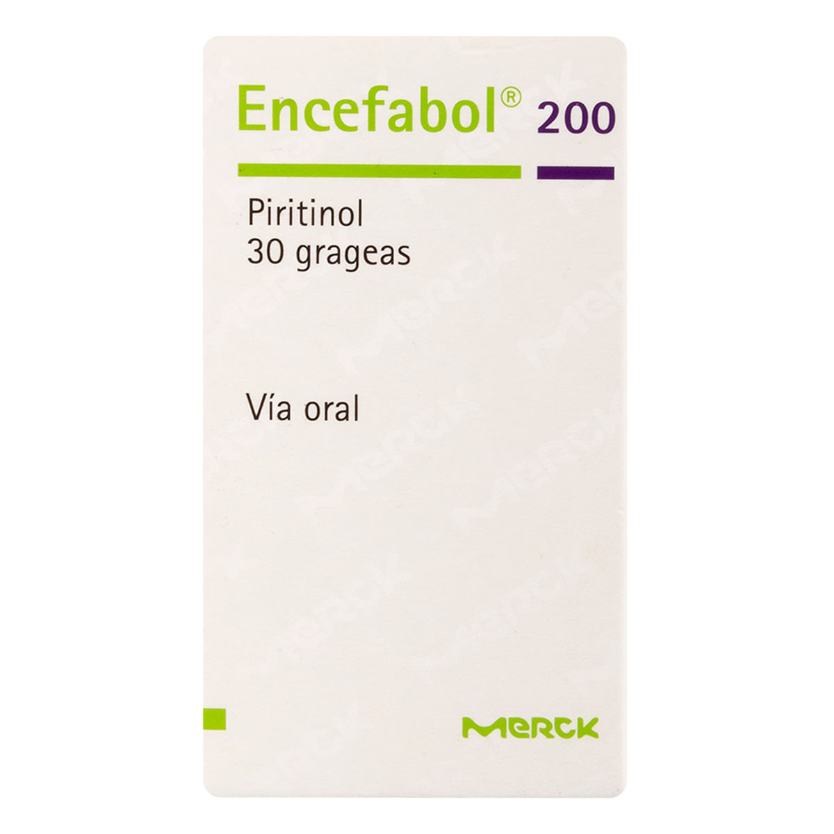 Encefabol 200 Mg Merck Caja X 30 Grageas.