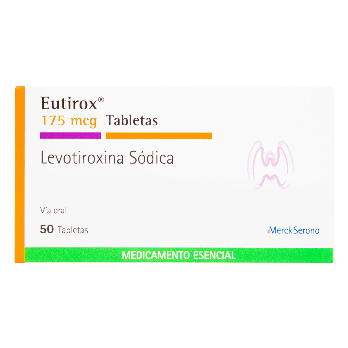 Eutirox 175 Mcg Merck Caja X 50 Tabletas.
