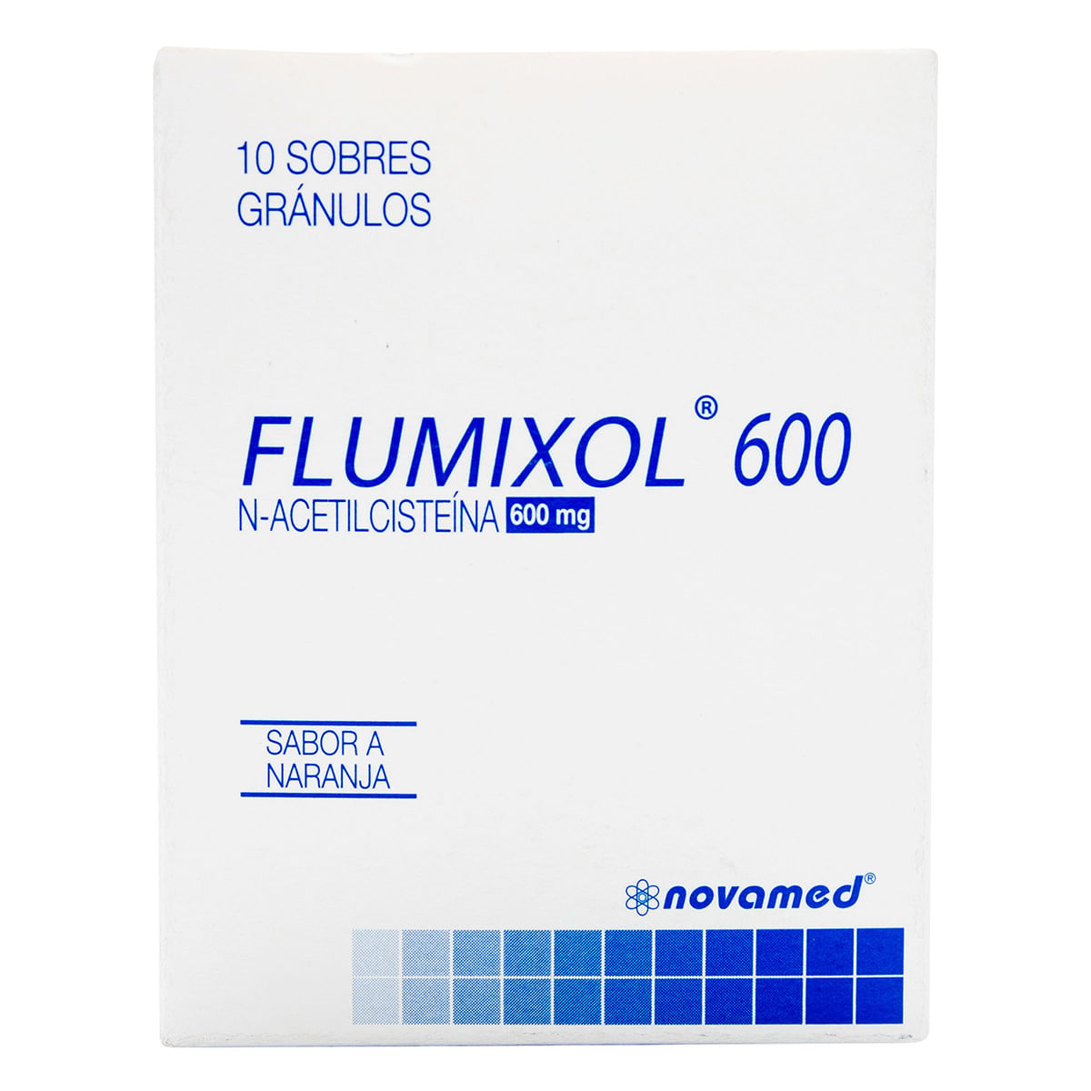 Flumixol 600 Mg Novamed Naranja Caja X 10 Sobres.