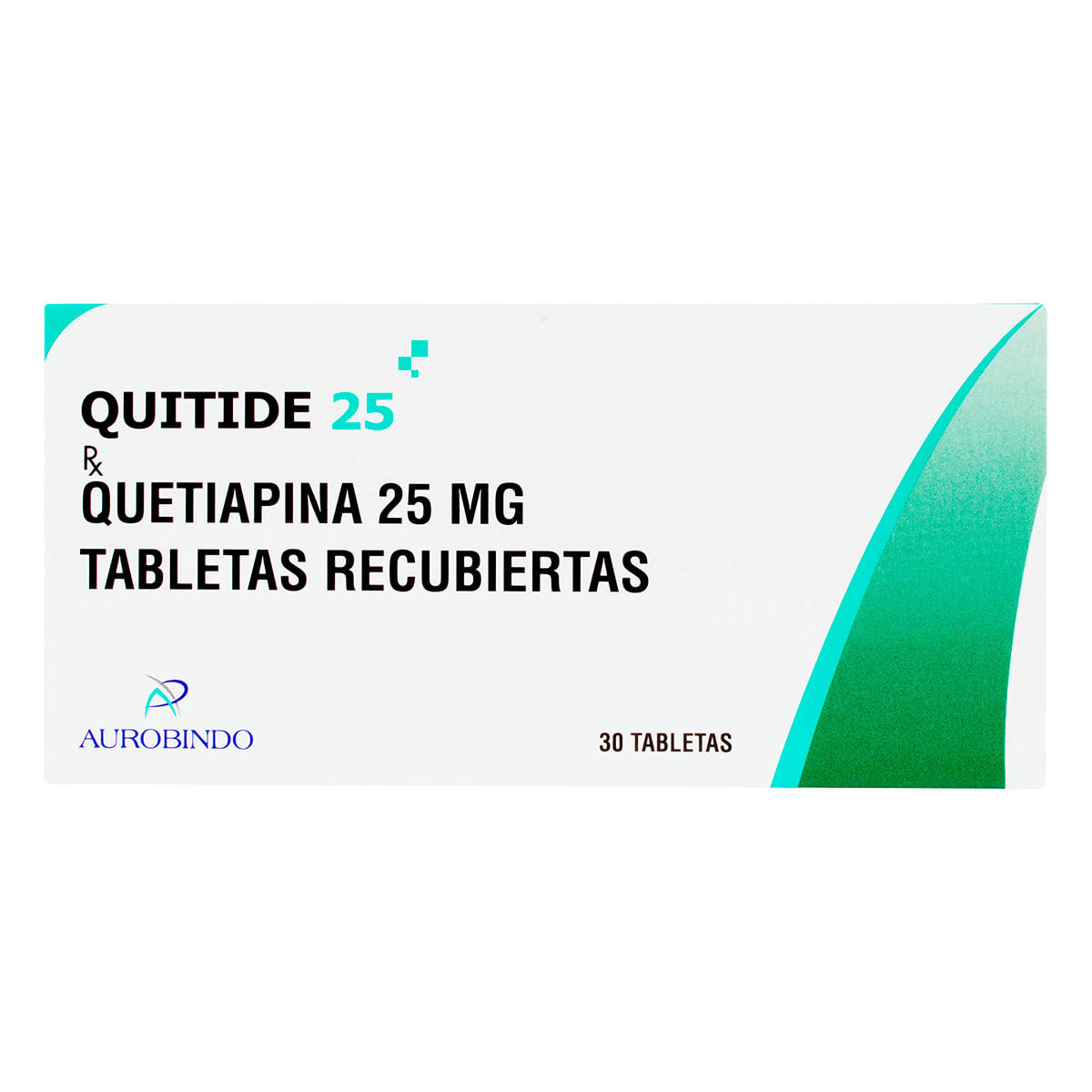 Quitide 25 Mg Aurobindo Caja X 30 Tabletas Recubiertas.