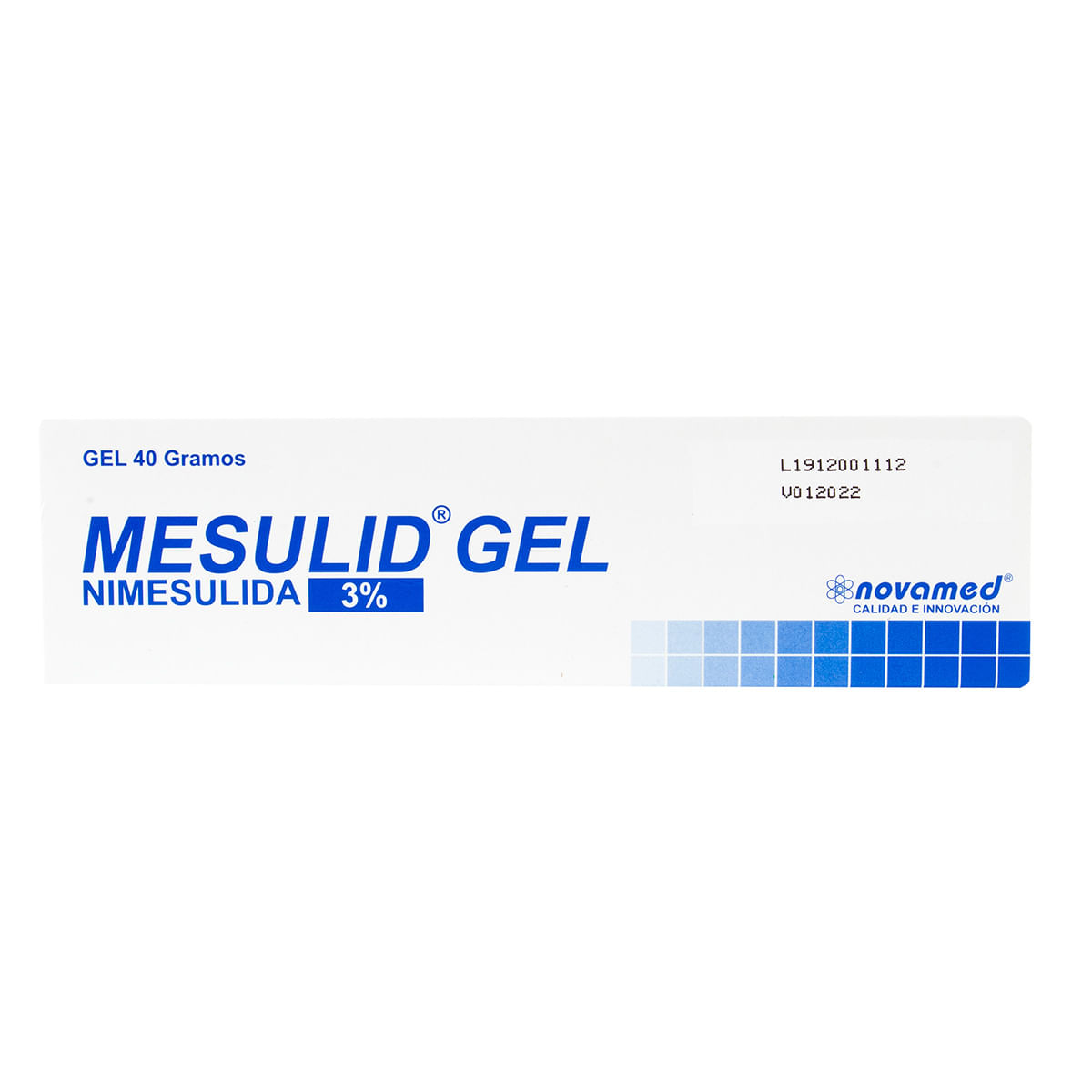 Gel Mesulid 3% Novamed Tubo X 40 G.