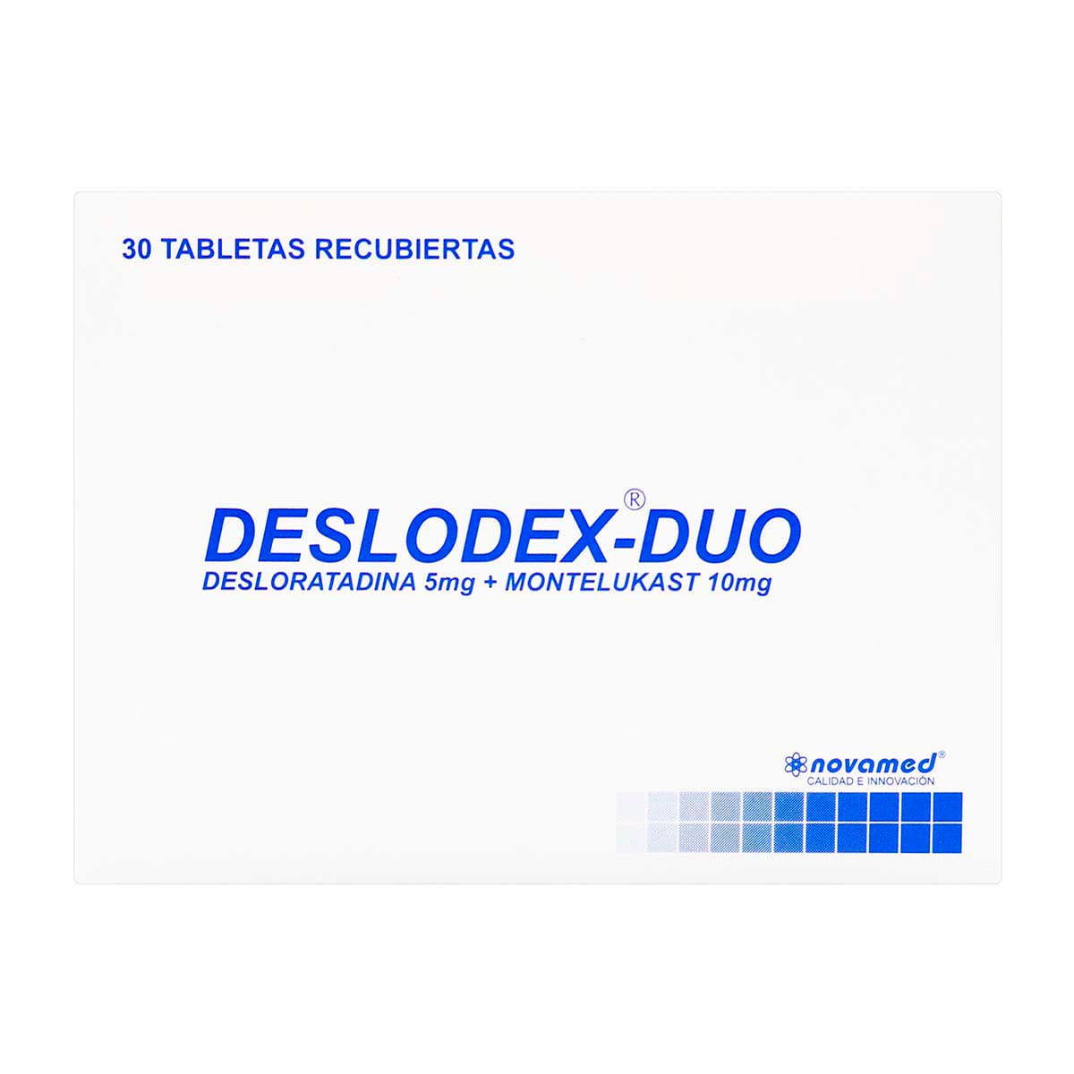Deslodex-Dúo 5 Mg/10 Mg Novamed Caja X 30 Tabletas Recubiertas.