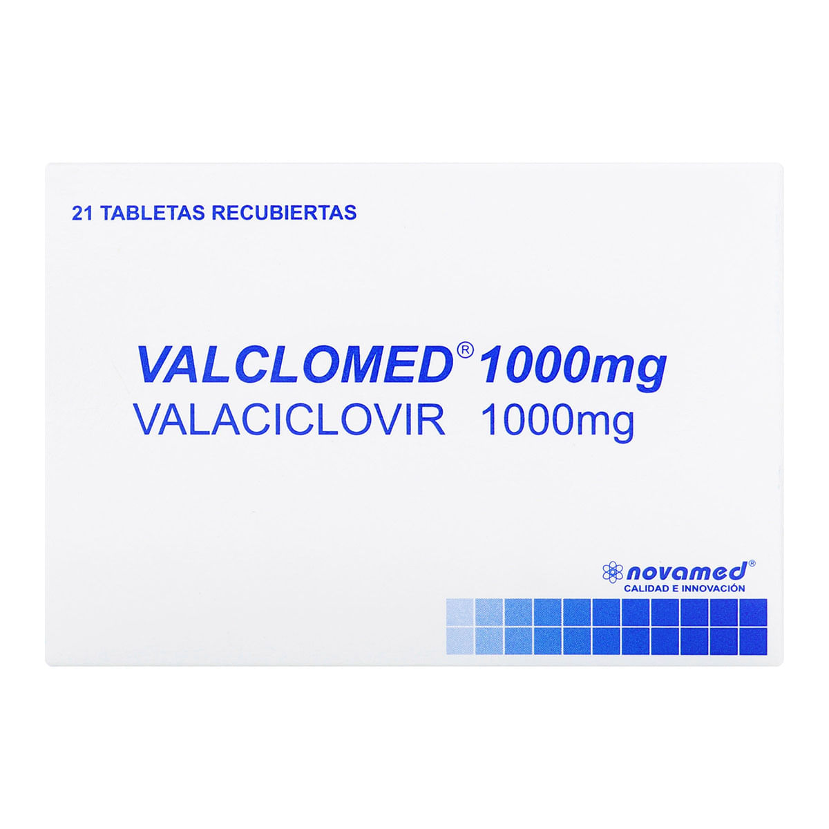 Valclomed 1000 mg Novamed Caja x 21 Tabletas Recubiertas