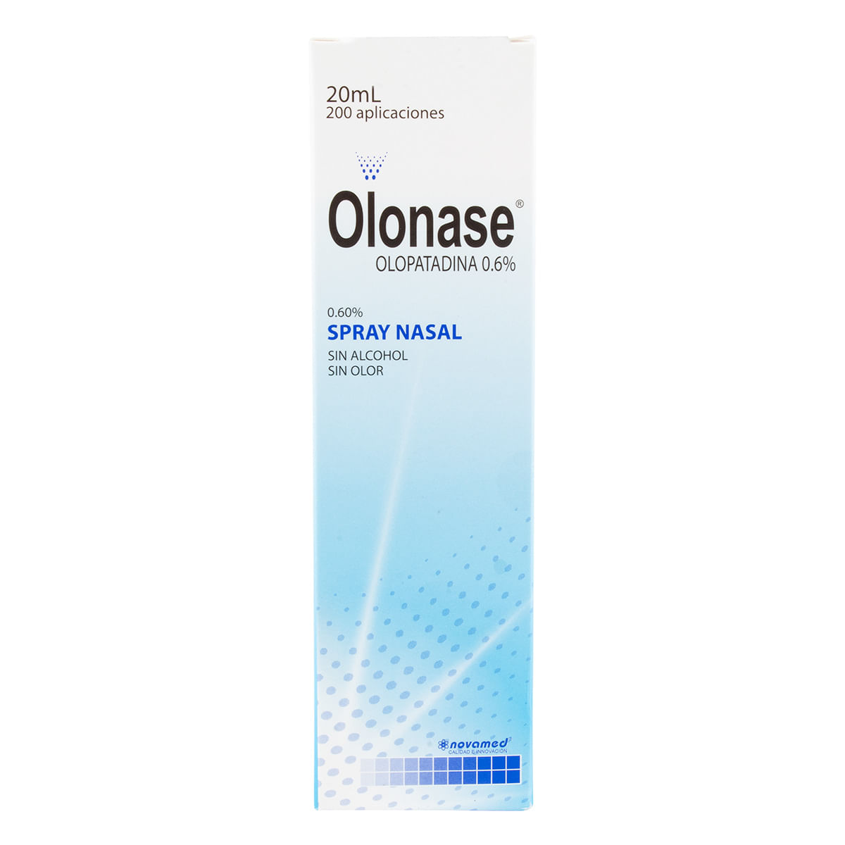 Spray Nasal Olonase 0.6% Novamed 200 Aplicaciones Frasco X 20 Ml.