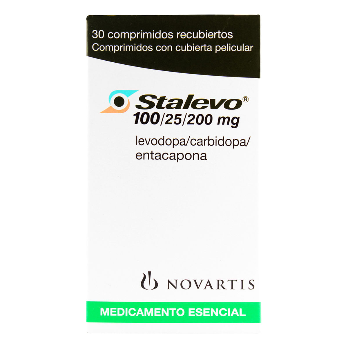 Stalevo 100/25/200 Mg Novartis Frasco X 30 Comprimidos Recubiertos.