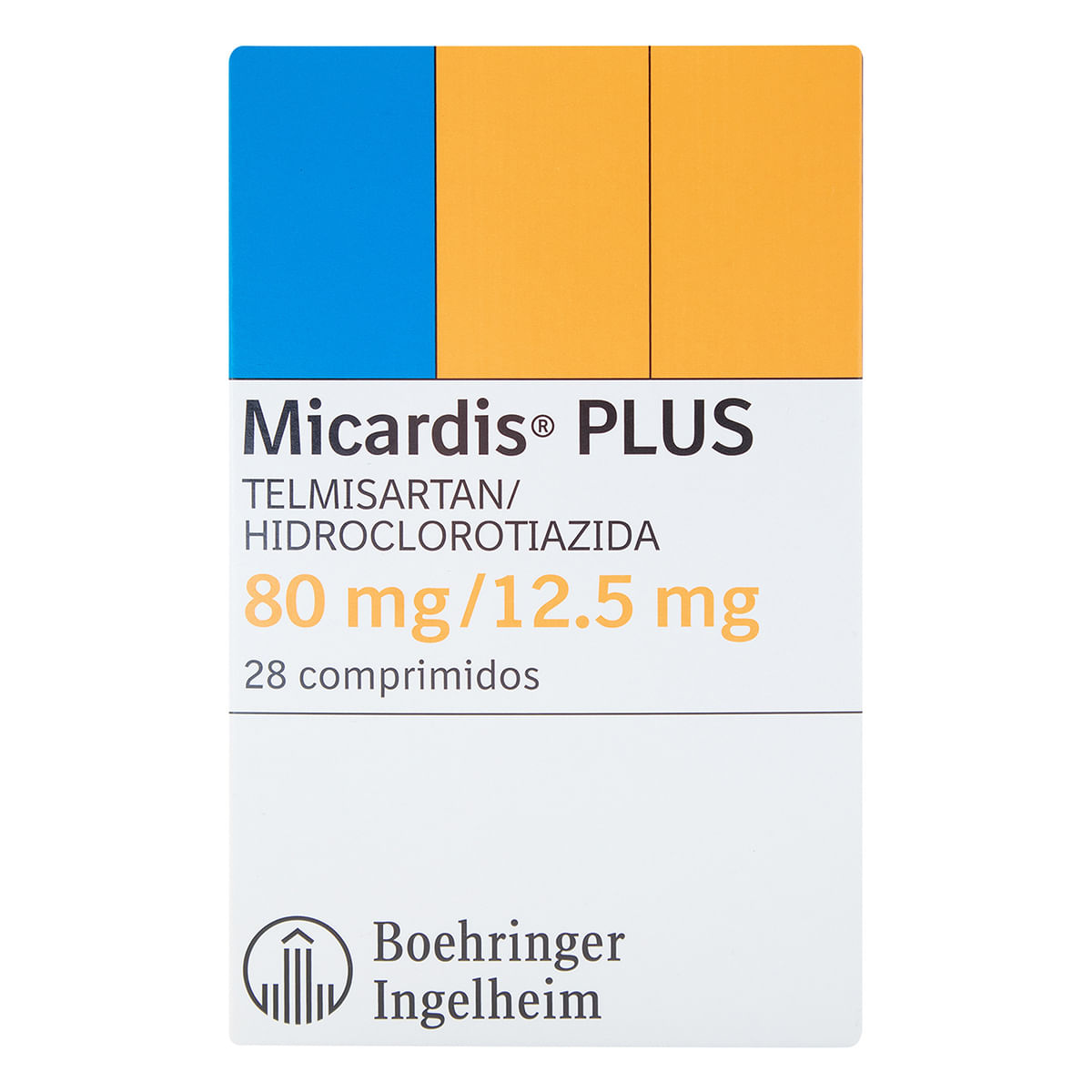 Micardis Plus 80 Mg/12.5 Mg Boehringer Ingelheim Caja X 28 Comprimidos.