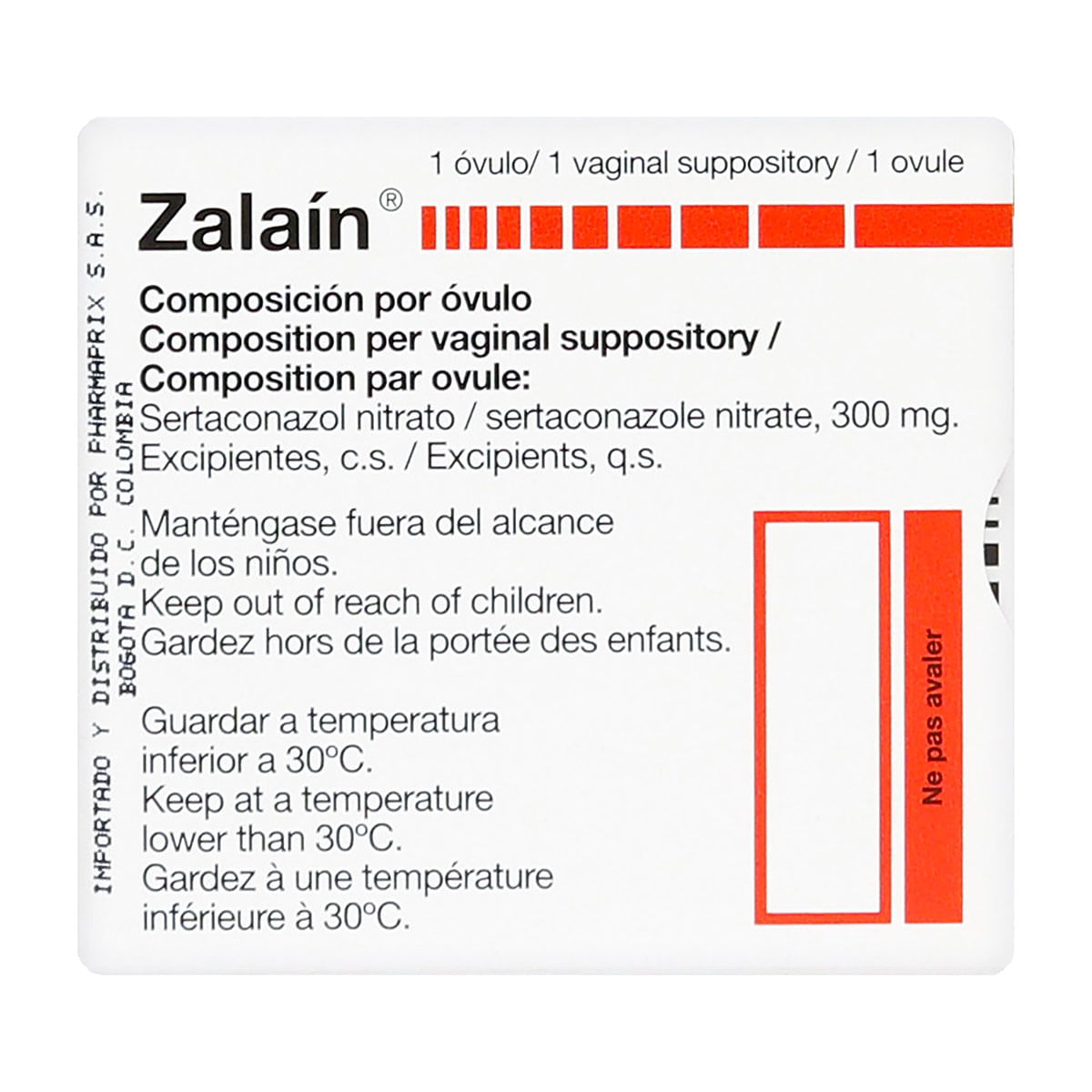 . Óvulo Vaginal Zalaín Ferrer Caja x 1 Ud