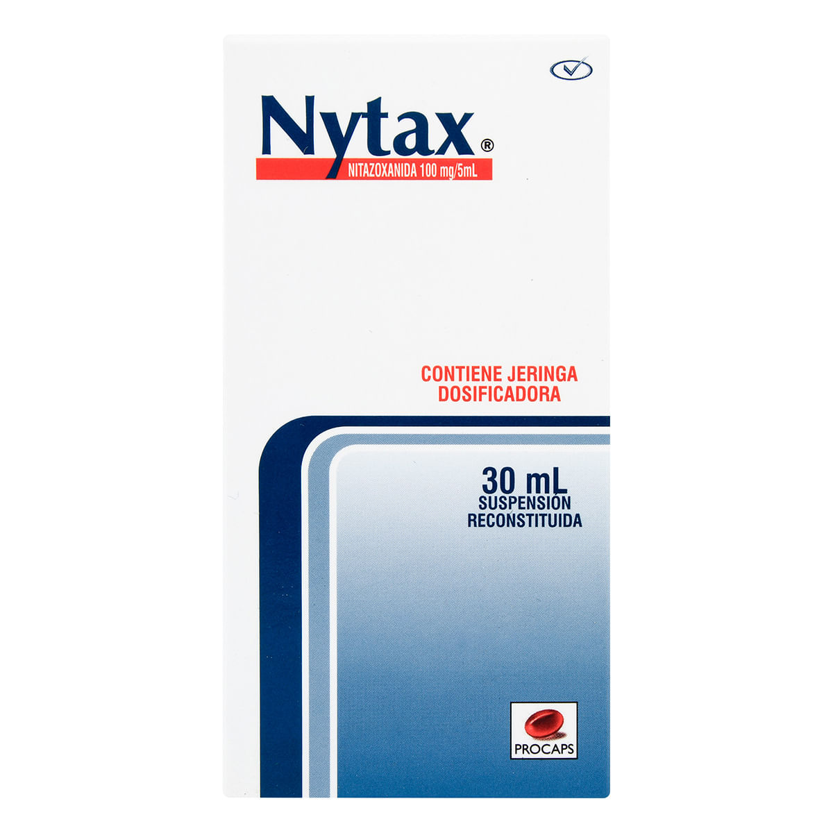 Suspensión Reconstituida Nytax 100 Mg/5 Ml Procaps Frasco X 30 Ml.
