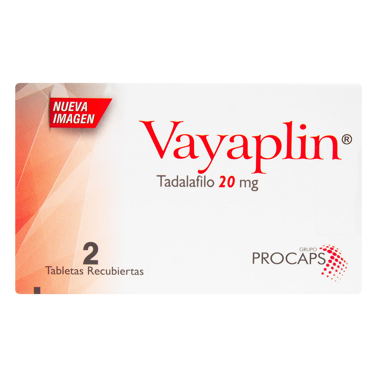 Vayaplin 20 Mg Procaps Caja X 2 Tabletas Recubiertas.