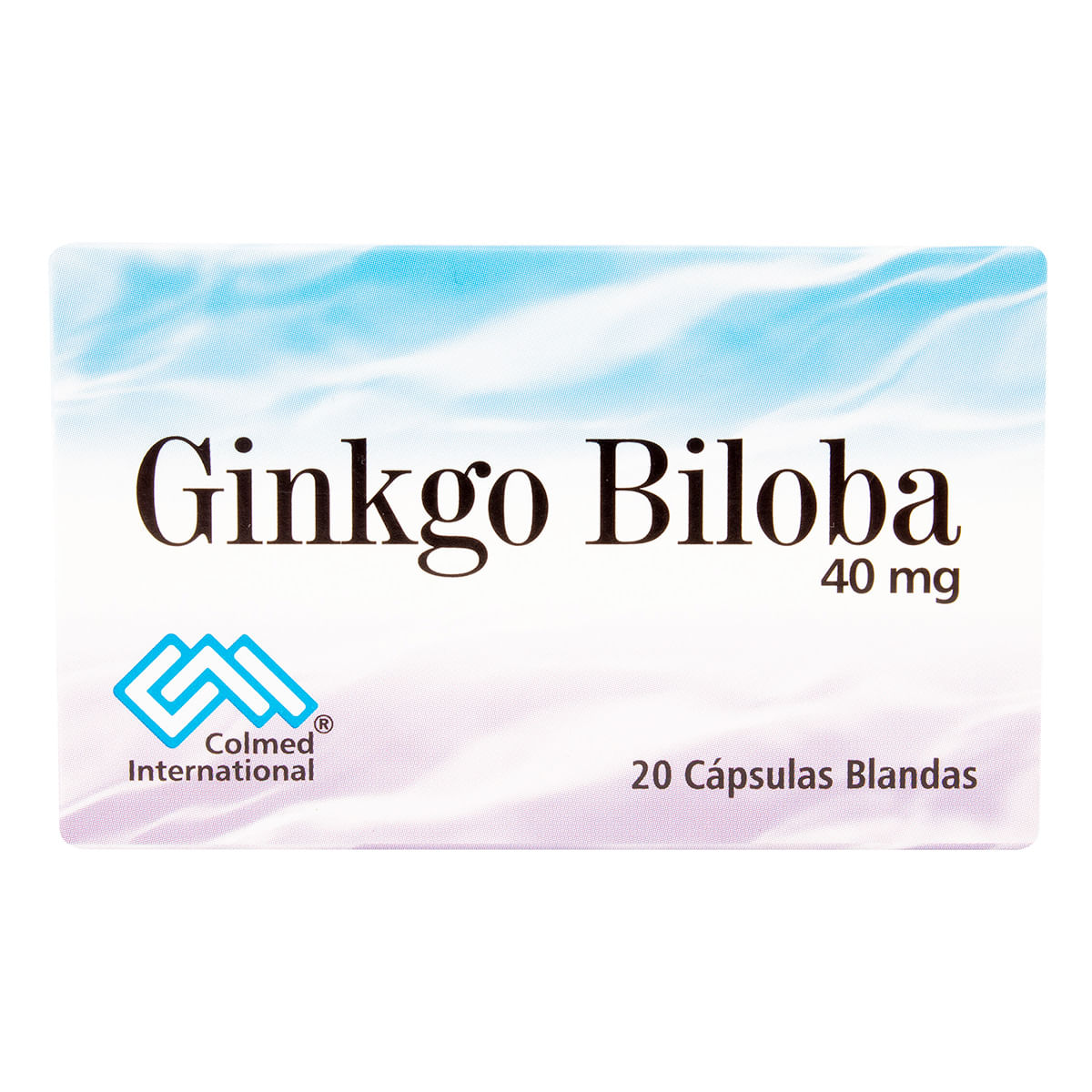 Ginkgo Biloba 40 Mg Colmed Caja X 20 Cápsulas Blandas.