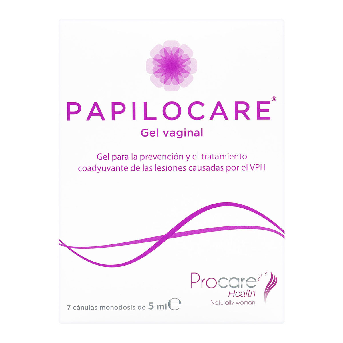 Gel Vaginal Papilocare Cánula x 5 ml Procaps Caja x 7 Uds