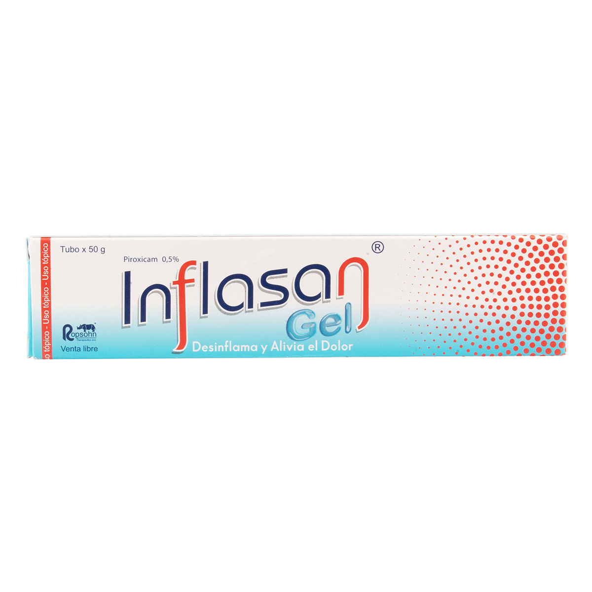 Gel Tópico Inflasan 0.5% Ropsohn Tubo X 50 G.