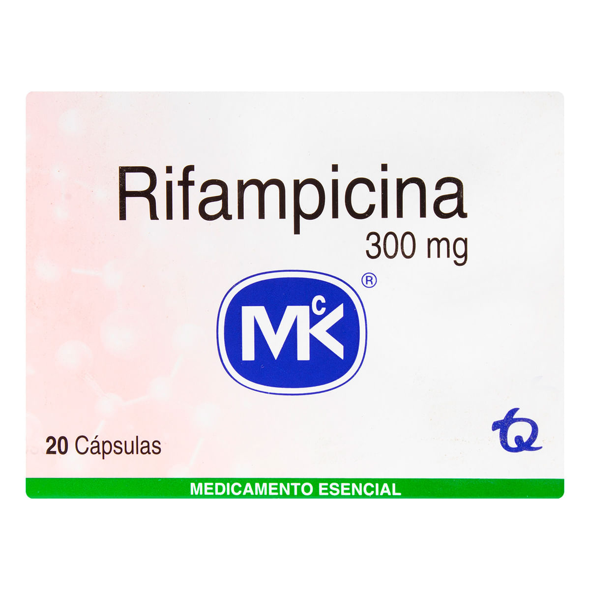 Rifampicina 300 Mg Mk Caja X 20 Cápsulas.