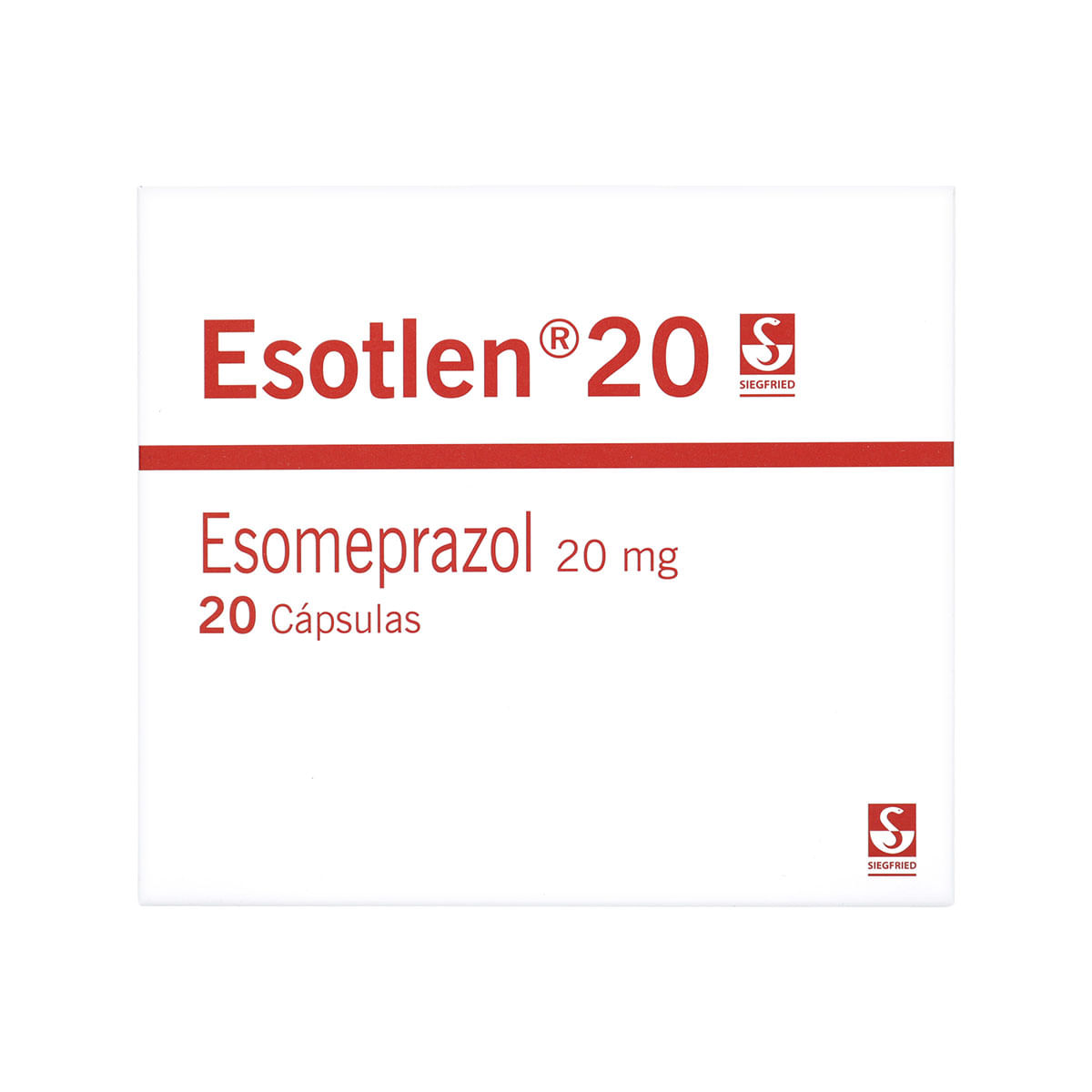 Esotlen 20 mg Siegfried Caja x 20 Cápsulas