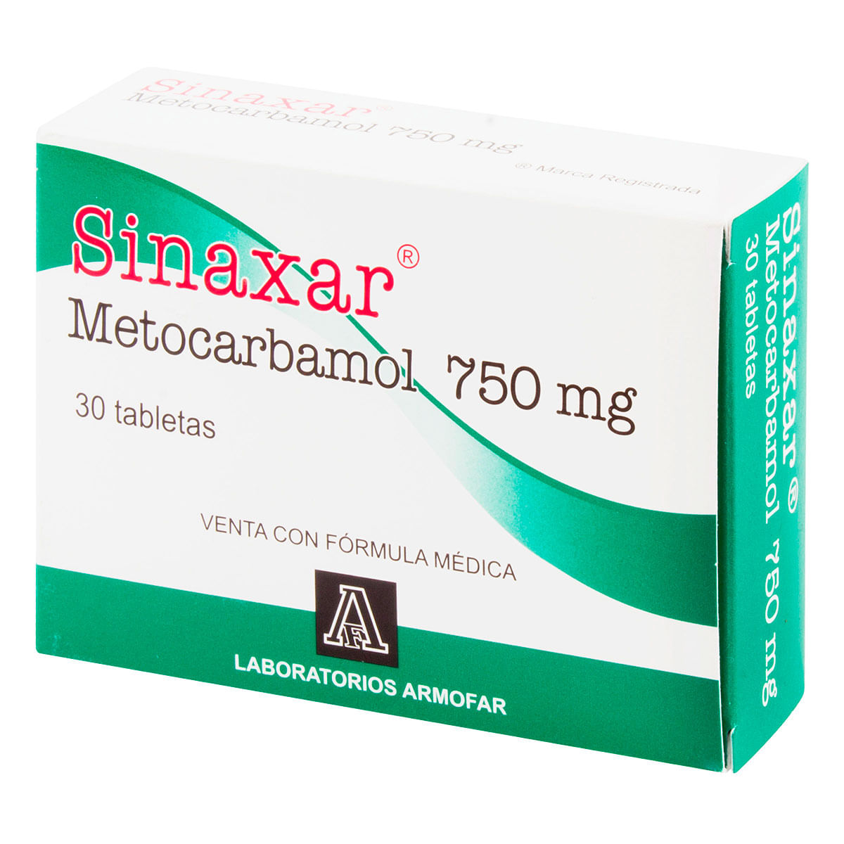 Sinaxar 750 Mg Armofar Caja X 30 Tabletas.
