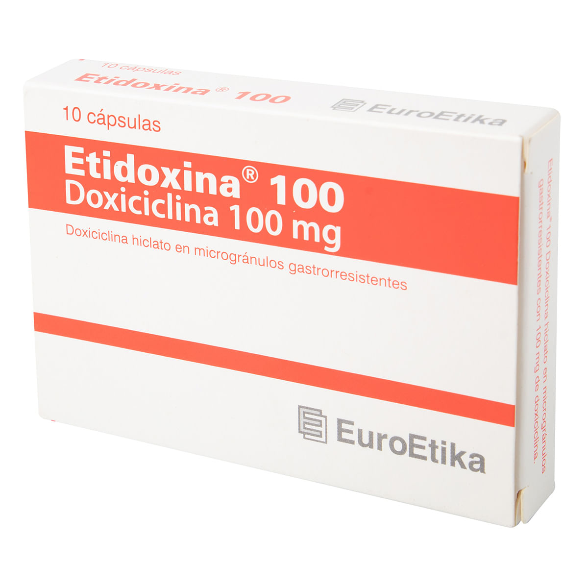 Etidoxina 100 Mg Euroetika Caja X 10 Cápsulas.