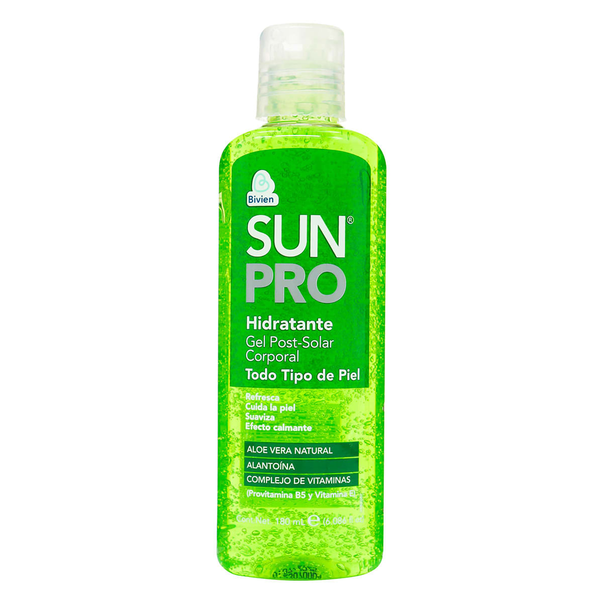 Gel Post-Solar Corporal Sun Pro Aloe Vera Frasco x 180 mL