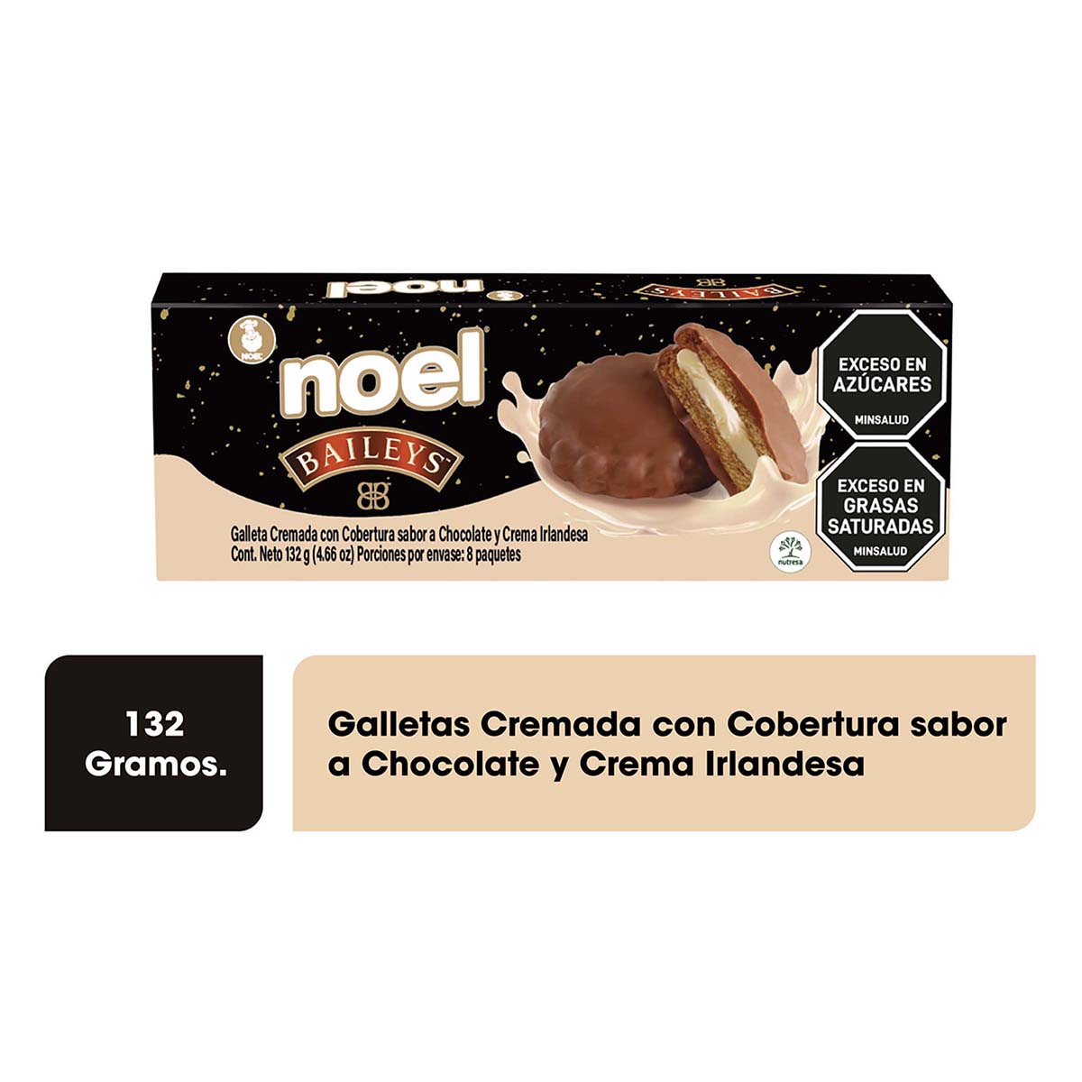 Galletas Baileys Sabor a Chocolate Noel  x 8 Ud